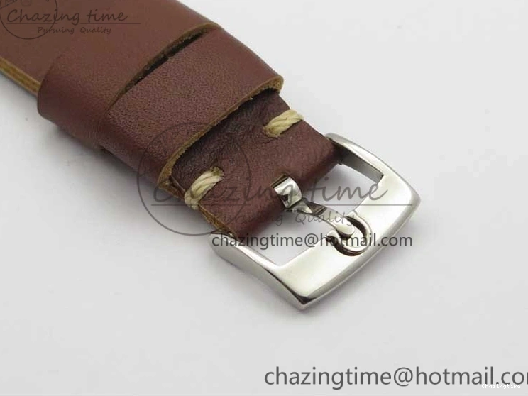 0414 Vintage Seamaster 300 Date T SS B12 Black Dial On Brown Leather Strap A2836 (Free Nylon Strap) WeatherProof 7911